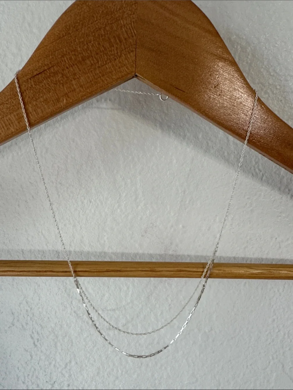 Sterling Double Layer Necklace